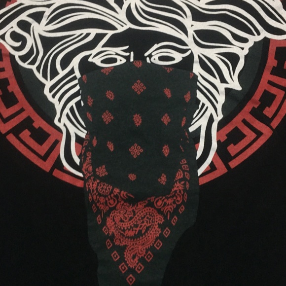 Crooks and Castles "Greco Medusa" Red, White & Black Size Large - Picture 3 of 5
